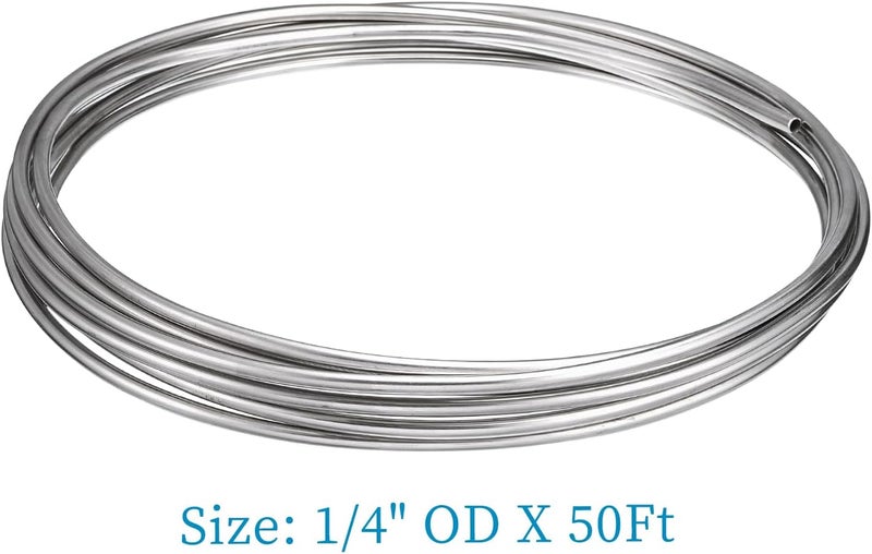 Vigorous Stainless Steel Tubing Coil, 1/4" x 50Ft 304 Welded Tubing - Image 2